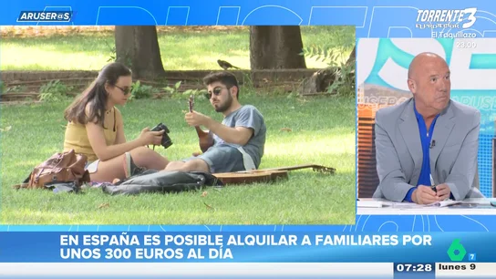 Alfonso Arús reacciona al curioso negocio que ya ha llegado a España: alquilar familiares por 300 euros al día Alfonso Arús reacciona al curioso negocio que ya ha llegado a España: alquilar familiares por 300 euros al día
