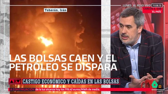 Carlos Cué reacciona a la postura de Meloni en la guerra de Irán: "Fue brutal escucharles decir que harían lo mismo que Sánchez" Carlos Cué reacciona a la postura de Meloni en la guerra de Irán: "Fue brutal escucharles decir que harían lo mismo que Sánchez"