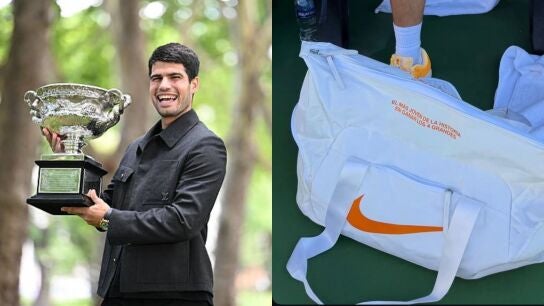 Carlos Alcaraz como "el m&aacute;s joven de la historia en ganar los 4 grandes"