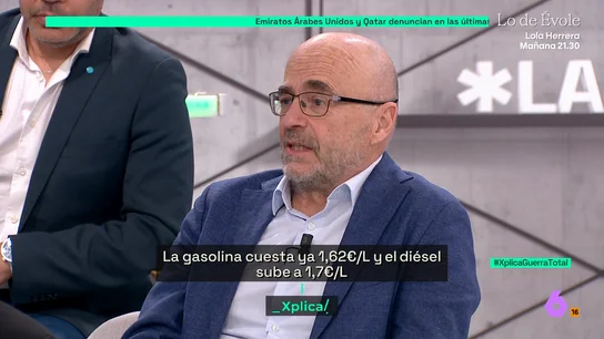Javier Díaz-Giménez, sobre el ascenso del precio de la gasolina: "La velocidad a la que ha subido es absolutamente sorprendente" Javier Díaz-Giménez, sobre el ascenso del precio de la gasolina: "La velocidad a la que ha subido es absolutamente sorprendente"