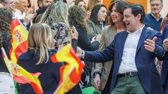 El candidato del PP a la reelección como presidenta de la Junta de Castilla y León, Alfonso Fernández Mañueco, en un acto por el Día de la Mujer en Burgos El candidato del PP a la reelección como presidenta de la Junta de Castilla y León, Alfonso Fernández Mañueco, en un acto por el Día de la Mujer en Burgos