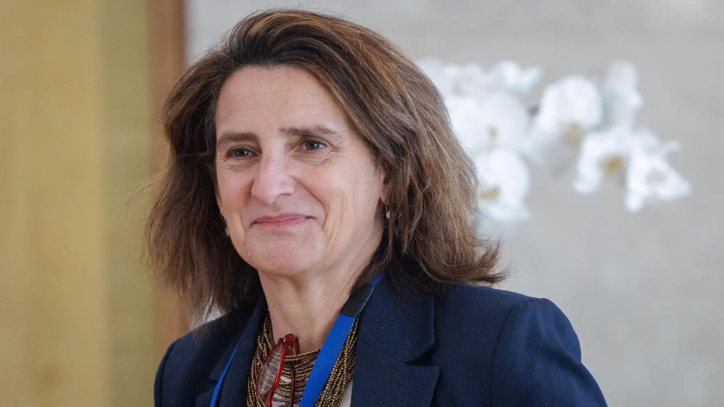 Imagen de archivo de la vicepresidenta de la Comisión Europea, Teresa Ribera. Imagen de archivo de la vicepresidenta de la Comisión Europea, Teresa Ribera.