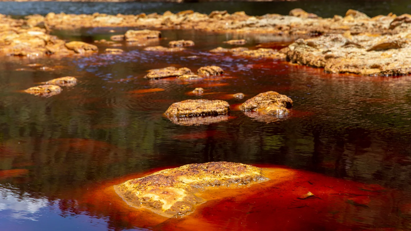Río Tinto, en Huelva Río Tinto, en Huelva