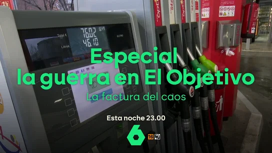 Hoy, en laSexta, especial 'El Objetivo: la factura del caos', con Ana Pastor, sobre los costes de la guerra en Oriente Medio Hoy, en laSexta, especial 'El Objetivo: la factura del caos', con Ana Pastor, sobre los costes de la guerra en Oriente Medio
