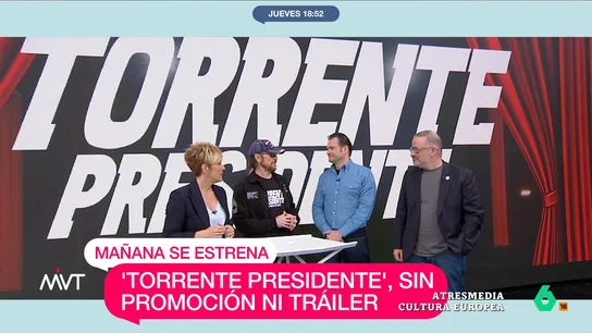 Santiago Segura presenta 'Torrente, presidente' en Más Vale Tarde y desvela el cumpleaños secreto de Edu Galán A pocas horas para que se estrene 'Torrente presidente' Santiago Segura presenta la película en Más Vale Tarde, habla sobre los cameos, manda un mensaje a la crítica y 'destapa' el cumpleaños de Edu Galán.