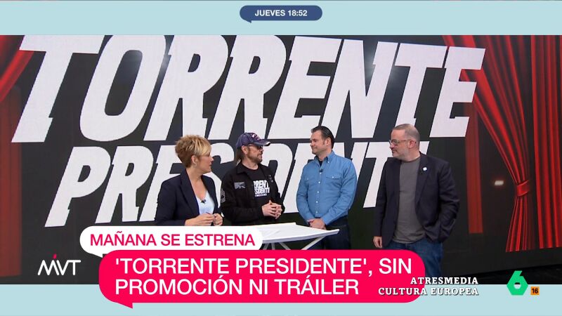 Santiago Segura presenta 'Torrente, presidente' en M&aacute;s Vale Tarde y desvela el cumplea&ntilde;os secreto de Edu Gal&aacute;n