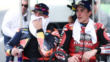 Marc M&aacute;rquez y Pedro Acosta GP Tailandia 2026