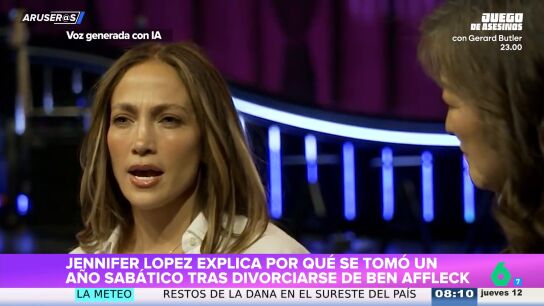 Jennifer Lopez, sobre su a&ntilde;o sab&aacute;tico tras separarse de Ben Affleck: "Necesitaba descubrirme a m&iacute; misma"