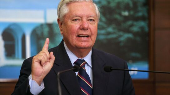 El senador republicano Lindsey Graham en una imagen de archivo.