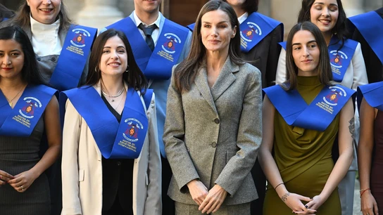La Reina Letizia en la Universidad de Alcalá de Henares, a 12 de marzo, de 2026, en Alcalá de Henares (Madrid, España). La Reina Letizia en la Universidad de Alcalá de Henares, a 12 de marzo, de 2026, en Alcalá de Henares (Madrid, España).