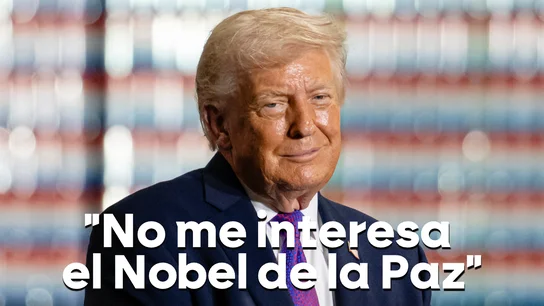 A Donald Trump no le "interesa" el Nobel de la Paz A Donald Trump no le "interesa" el Nobel de la Paz
