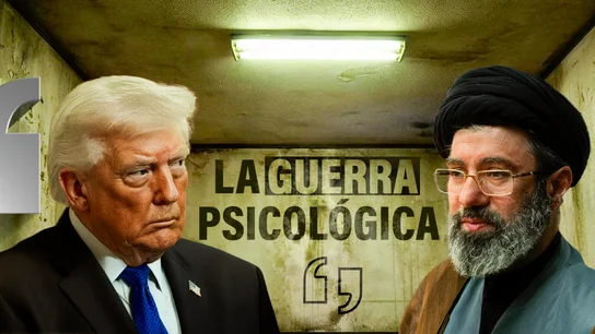 Donald Trump, a la izquierda; a la derecha, Mojtaba Jamenei Donald Trump, a la izquierda; a la derecha, Mojtaba Jamenei