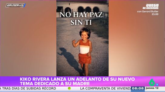 As&iacute; suena 'No hay paz sin ti', el tema de Kiko Rivera dedicado a Isabel Pantoja: "Habla del perd&oacute;n"