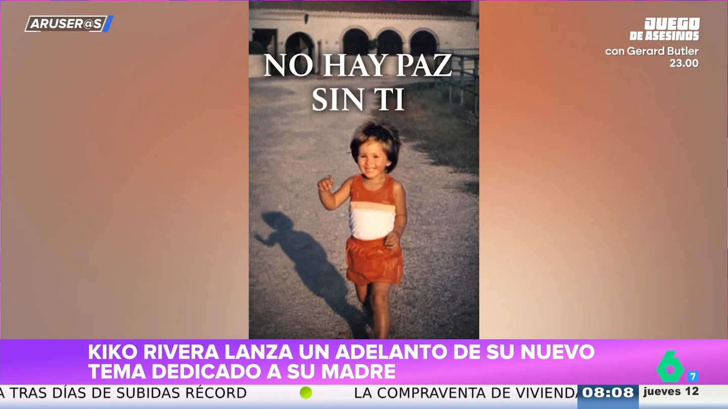 Así suena 'No hay paz sin ti', el tema de Kiko Rivera dedicado a Isabel Pantoja: "Habla del perdón" Así suena 'No hay paz sin ti', el tema de Kiko Rivera dedicado a Isabel Pantoja: "Habla del perdón"