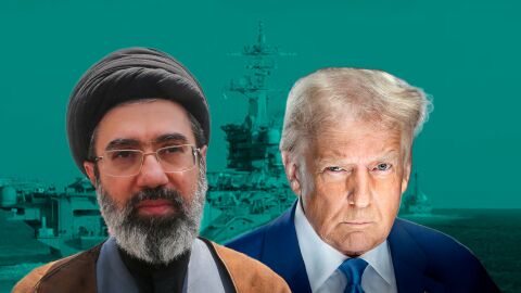 Mojtaba Jamenei y Donald Trump