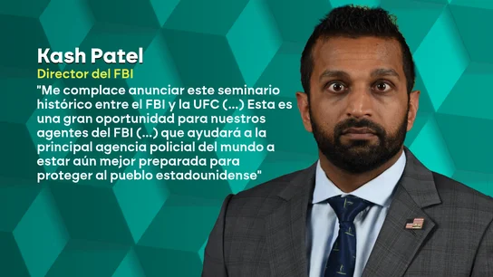 El director del FBI anuncia el acuerdo con la UFC El director del FBI anuncia el acuerdo con la UFC