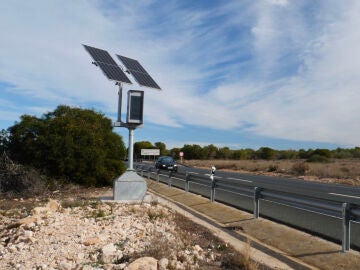 Radar en una carretera