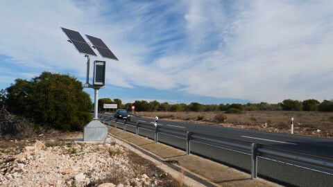 Radar en una carretera