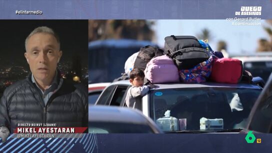 Ayestaran habla desde L&iacute;bano tras los ataques de Israel: "El ministro de Defensa ha anunciado lo que parece una inminente invasi&oacute;n terrestre"