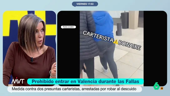Bea de Vicente advierte sobre las carteristas Bea de Vicente advierte sobre las carteristas