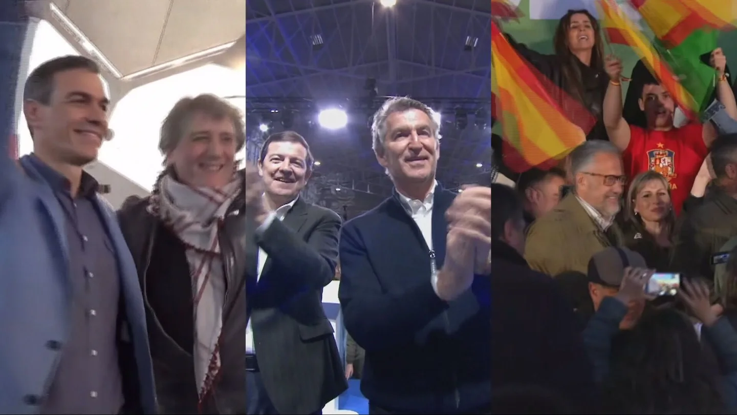 Las cinco dudas a resolver por las urnas en Castilla y León: el pacto PP-Vox, el calado del 'no a la guerra' en campaña del PSOE o el futuro de las izquierdas Las cinco dudas a resolver por las urnas en Castilla y León: el pacto PP-Vox, el calado del 'no a la guerra' en campaña del PSOE o el futuro de las izquierdas