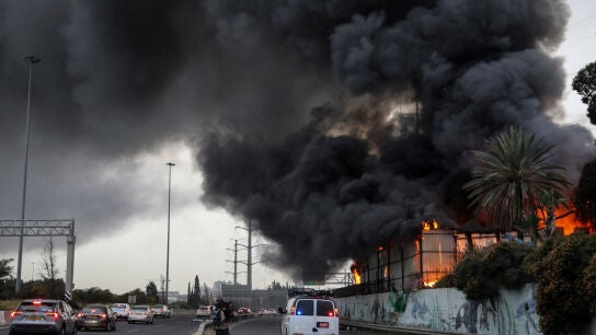 Ataque iran&iacute; en el centro de Israel
