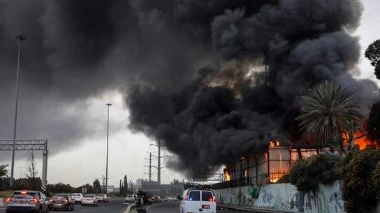 Ataque iraní en el centro de Israel Ataque iraní en el centro de Israel