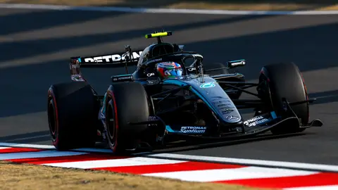 Andrea Kimi Antonelli con su Mercedes durante el GP de China Andrea Kimi Antonelli con su Mercedes durante el GP de China