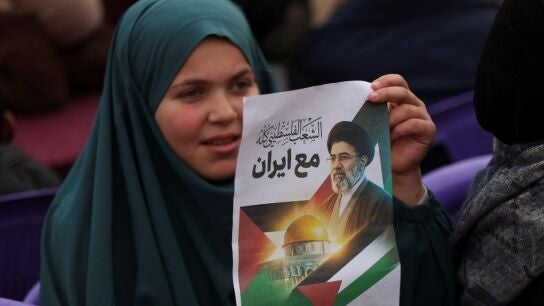 Imagen del l&iacute;der supremo Mojtaba Jamenei