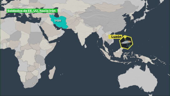 El trayecto de las tropas de EEUU hasta Ir&aacute;n
