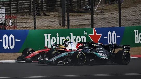 Hamilton y Russell en la sprint del GP de China Hamilton y Russell en la sprint del GP de China