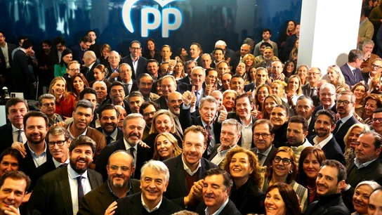 La Junta Directiva Nacional del PP tras la victoria de Alfonso Fernández Mañueco en las elecciones de Castilla y León La Junta Directiva Nacional del PP tras la victoria de Alfonso Fernández Mañueco en las elecciones de Castilla y León