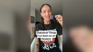 La azafata Charity Moore en TikTok La azafata Charity Moore en TikTok