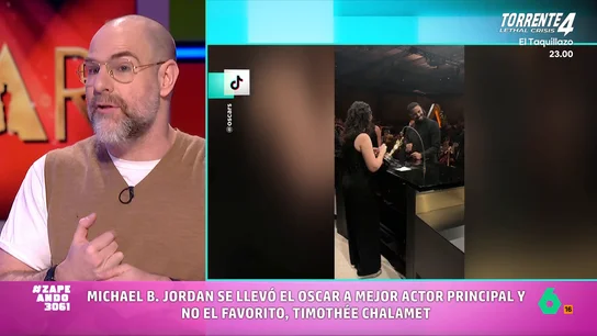 Alberto Rey sentencia a Timothée Chalamet: "Tiene la peor cara de perdedor de Oscar de la historia" Alberto Rey analiza los momentazos que dejó la gala de los Oscar, entre ellos el premio a Mejor actor que ganó Michael B. Jordan. A pesar de todo, el crítico de cine afirma que a Chalamet "nos lo vamos a comer los años pares y algunos impares".