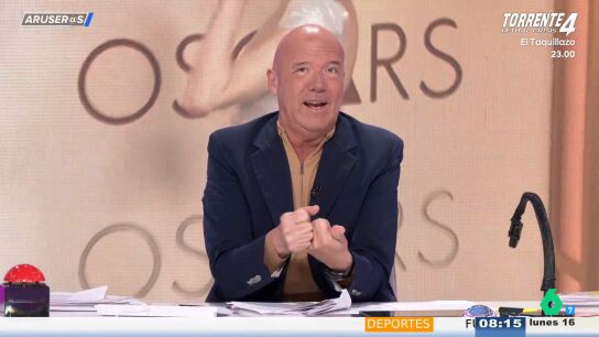 Alfonso Ar&uacute;s, sobre los regalos a los nominados de los Oscar: "Hay cosas que son de una falta de tacto tremenda"