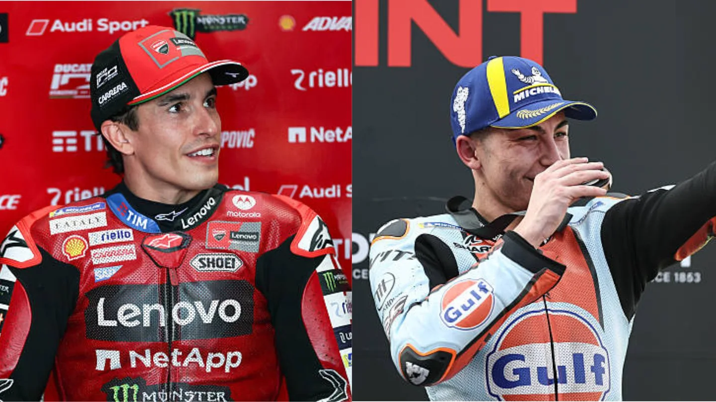 "Me impresiona luchar por el podio con él": Raúl Fernández no esconde su admiración por Marc Márquez "Me impresiona luchar por el podio con él": Raúl Fernández no esconde su admiración por Marc Márquez