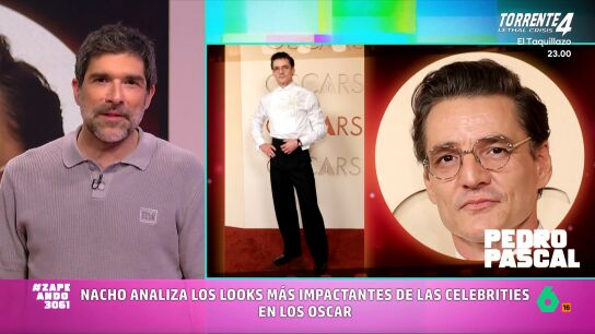 Nacho Garc&iacute;a analiza en este v&iacute;deo los looks m&aacute;s impactantes de la alfombra roja de los Oscar, con especial atenci&oacute;n al de Pedro Pascal sin bigote o al "efecto bro" del gran perdedor de la noche: Timoth&eacute;e Chalamet.
