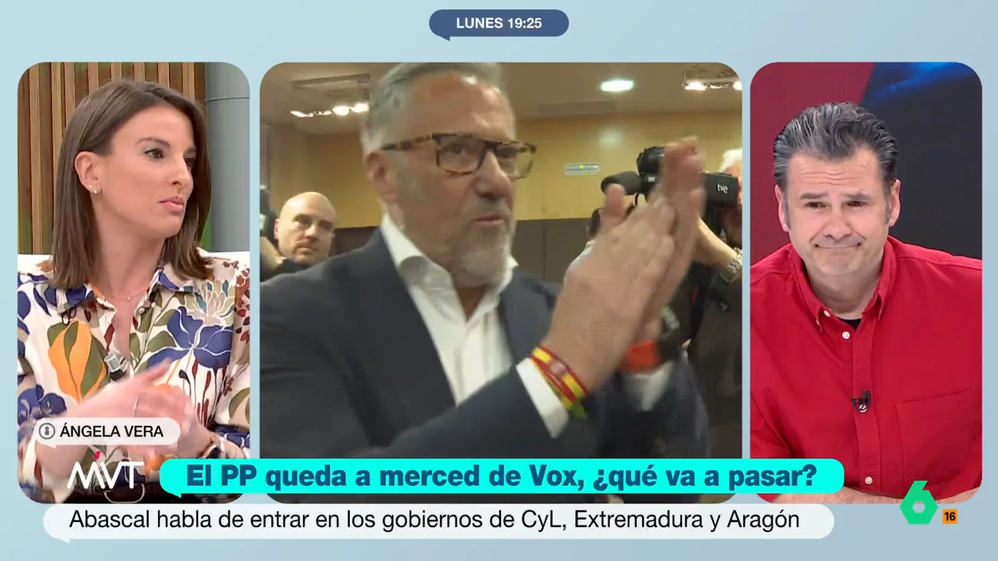 Ángela Vera habla de la fiesta "light" de Vox tras las elecciones Ángela Vera estuvo ayer en la sede de Vox tras conocerse el resultado de las elecciones en Castilla y León. En este vídeo explica cómo se vivió el 'frenazo' electoral y afirma que hubo "una mala gestión de las expectativas".