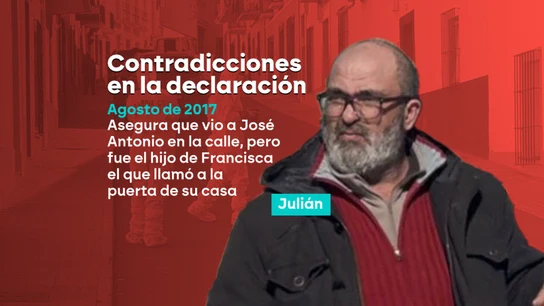 Las contradicciones de Julián en el crimen de Francisca Cadenas que pusieron el foco de la UCO sobre los hermanos detenidos Las contradicciones de Julián en el crimen de Francisca Cadenas que pusieron el foco de la UCO sobre los hermanos detenidos