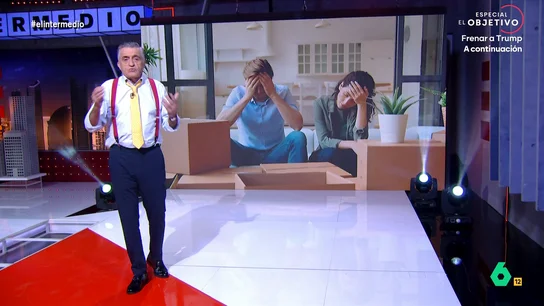 Wyoming denuncia la subida de los alquileres: "El 61% de los inquilinos no está pudiendo ahorrar para comprar una casa" El presentador de El Intermedio indica que uno de cada tres inquilinos debe abandonar su vivienda debido al aumento de la renta, un dato que está recogido en un informe de Oxfam Intermón.