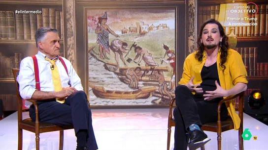 Mikel Herrán explica las controversias y abusos en la conquista de América a los que se refiere Felipe VI "Decimos que nuestra conquista fue la más piadosa o que inventamos los derechos humanos o el mestizaje. Pero no hablamos, por ejemplo, del comercio de esclavos", afirma Mikel Herrán en este vídeo donde habla de las sombras de la conquista de América.