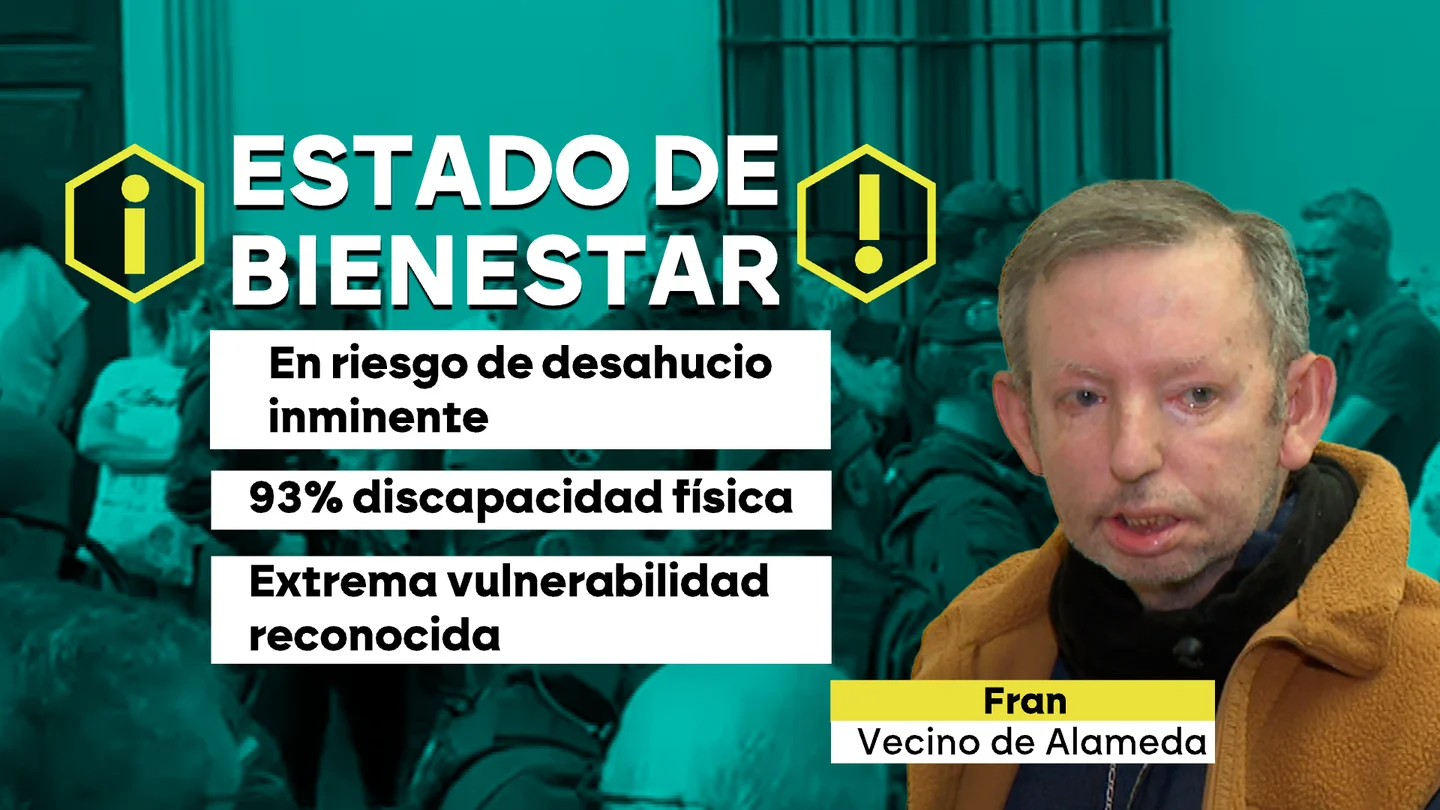 Fran, vecino de Alameda, en riesgo de desahucio inminente Fran, vecino de Alameda, en riesgo de desahucio inminente