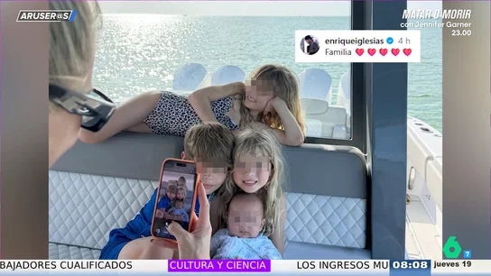 Enrique Iglesias sube una foto de sus hijos Enrique Iglesias sube una foto de sus hijos