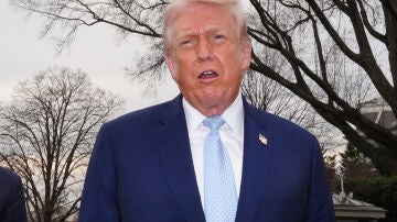 El presidente de Estados Unidos, Donald Trump, este viernes en Washington.