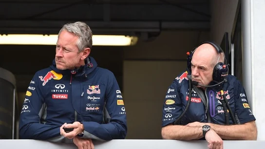 Jonathan Wheatley y Adrian Newey Jonathan Wheatley y Adrian Newey