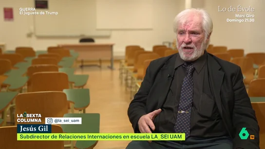 Jesús Gil, sobre Donald Trump: "Dicen que es un psicópata secundario, un sociópata socializado" El subdirector de Relaciones Internaciones en escuela LA_SEI UAM indica que el presidente de EEUU es una persona capaz de utilizar armas tácticas nucleares en la guerra de Irán si, por ejemplo, no ve rédito en el conflicto.