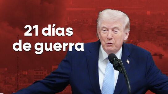 M&aacute;s de 20 d&iacute;as de una guerra que para Trump va "extremadamente bien" mientras env&iacute;a tropas y los ataques contin&uacute;an sin descanso
