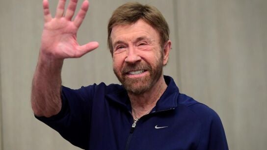El actor estadounidense y excampe&oacute;n mundial de k&aacute;rate Chuck Norris.