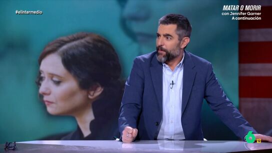Dani Mateo analiza las declaraciones de Isabel D&iacute;az Ayuso en una entrevista donde se declara cat&oacute;lica pero confiesa que solo va a misa por trabajo: "Como Jesucristo", reacciona con iron&iacute;a el colaborador en este v&iacute;deo de El Intermedio.