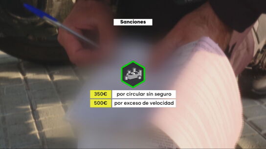 Sanciones para los patinetes en Espa&ntilde;a